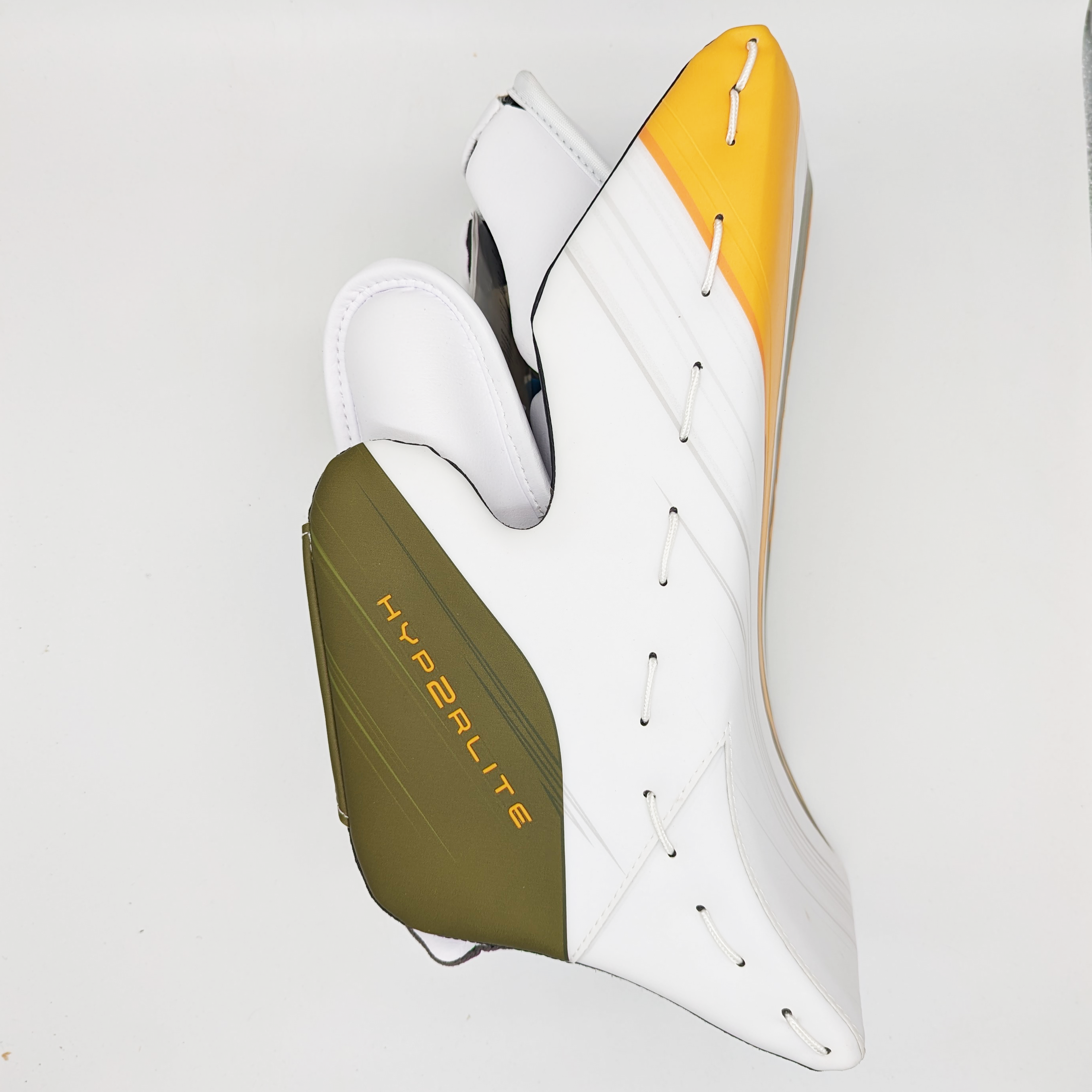 Bauer Vapor Hyperlite 2 - Bloqueur de gardien de but professionnel - OHL (blanc/vert/jaune)